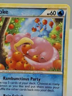Pokemon TCG - Slowpoke 66/90 - Undaunted Set - Common - LP - Image 3