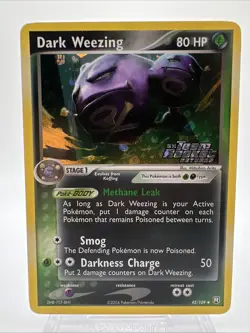 Dark Weezing 42/109 Pokemon Team Rocket Returns Reverse Holo Stamped NM - Image 1