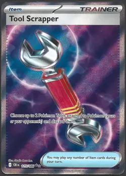 Tool Scrapper 115/086 Ultra Rare Chaos Rising Pokemon Holo Near Mint - Image 1