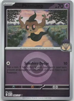 Hop's Phantump (Energy Symbol) 095/217 Holo Ascended Heroes Reverse Holo NM - Image 1