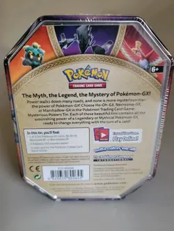2017 Sealed Pokemon TCG Mysterious Powers Tin Marshadow-GX w/ Online Code Card - Image 4