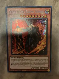 Yugioh! TCG - Queen of the Blazing Domain - Prismatic Secret Rare - MP25-EN147 - Image 1