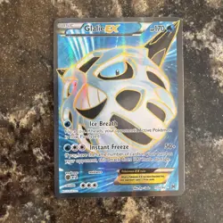 Pokemon TCG XY Breakthrough Glalie-EX Full Art Ultra Rare Card 155/162 Holo LP - Image 1