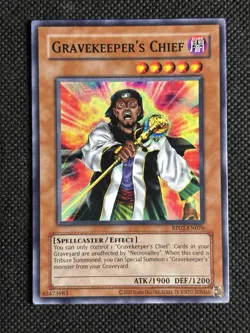 YuGiOh! - Gravekeeper's Chief RP02-EN076 Common Unlimited (Reprint) Near Mint - Image 1