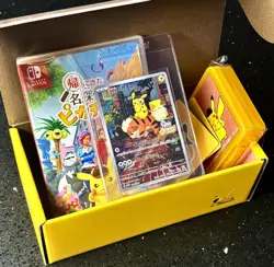 Pokemon Amazon Japan PREORDER Box With Sealed Game + Detective Pikachu 098/SV-P - Image 1