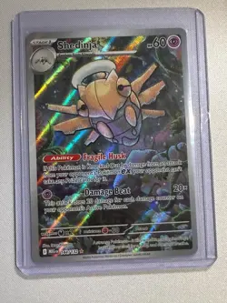 Shedinja 144/132 Illustration Rare Mega Evolution Pokemon Holo Near Mint - Image 1