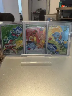Pokemon First Partner Illustration Collection Series 1 Kanto Gen 1 Starters Set - Image 1