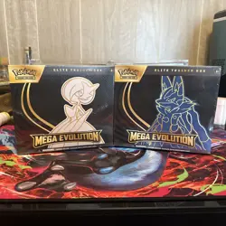 Pokemon TCG mega evolution Lucario & Gardevoir ETBS Factory Sealed Us Seller - Image 1