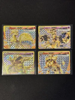 Pokemon Break Lot, 4 Cards: Ninetales, Nidoking, Trevenant, Pyroar - Image 1