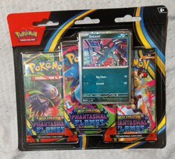 Pokemon TCG Mega Evolution Phantasmal Flames 3-Pack Blister Sneasel Promo - Image 1