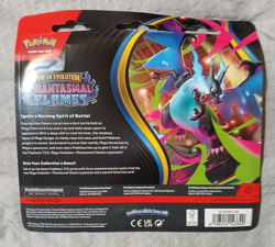 Pokemon TCG Mega Evolution Phantasmal Flames 3-Pack Blister Sneasel Promo - Image 4