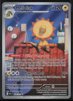 Heliolisk 229/217 Illustration Rare Ascended Heroes Pokemon Near Mint - Image 1
