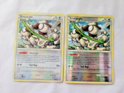 2011 Pokemon 2 Lot - Smeargle Cosmos & Reverse Rare Holos (21/95) MP/LP - Image 2