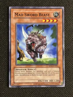 YuGiOh! - Mad Sword Beast RP02-EN023 Common Unlimited (Reprint) Near Mint - Image 1