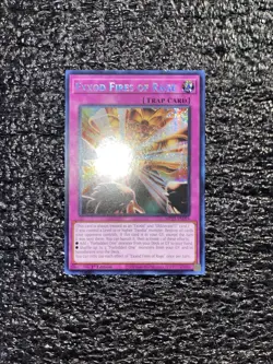 Yugioh! Exxod Fires of Rage MP25-EN094 Prismatic Secret Rare 1st Edition NM - Image 1
