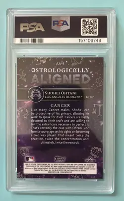 2024 Topps Cosmic Chrome - Astrologically Aligned Shohei Ohtani #AA-4 - Image 2