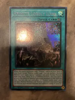 Yugioh! TCG - Primite Lordly Lode - Prismatic Secret Rare - MP25-EN114 - Image 1