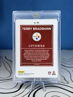 2024 Panini Donruss Optic Terry Bradshaw Uptown SSP Case Hit Pittsburgh Steelers - Image 3