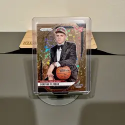 2024-25 Prizm Donovan Clingan RC Rookie Variation Fast Break Bronze /20 SSP Rare - Image 1