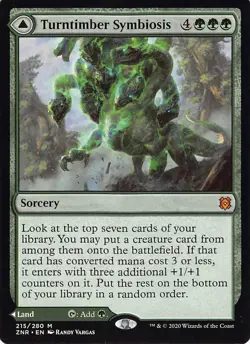 Turntimber Symbiosis M Zendikar Rising 215 NM - Image 1