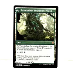 Turntimber Symbiosis MINT Zendikar Rising ZNR MTG 215/280 Mythic Sorcery Land LP - Image 2