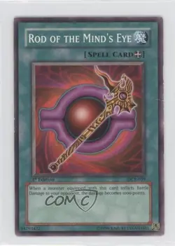Rod of the Mind's Eye 1st Ed. YuGiOh Dark Crisis #DCR-039 2003 READ - Image 1