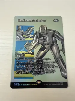 Simulacrum Synthesizer (Borderless) Marvel Universe Eternal-Legal Foil - Image 1