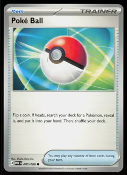 Poke Ball 185/198 Common Scarlet & Violet Pokemon Near Mint - Image 1