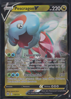 Pescragon V 114/172 Full Art - Strahlende Sterne - DE - NM - Pokemon TCG - Image 1