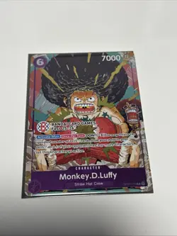 Monkey D Luffy Bandai Fest 25-26 English One Piece Promo Card NM - Image 1