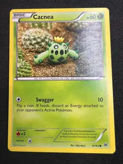 Cacnea 4/162 Common BREAKthrough Pokemon 2015 - Image 1