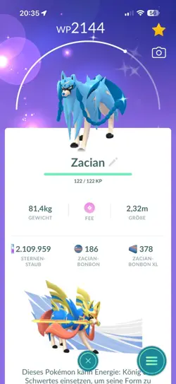 !!!Pokemon GO ✨Shiny Zacian - Image 1