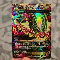 MP M Rayquaza EX 105/108 Roaring Skies Holo Full Art Ultra Rare Pokemon Card - Image 1