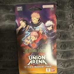 Bandai Union Arena Jujutsu Kaisen English Booster Pack 12 Cards Yuji Itadori - Image 1