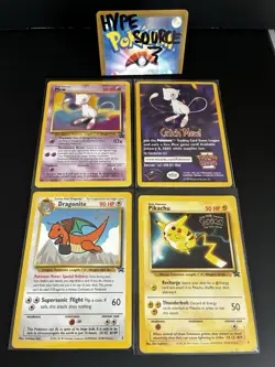 Pokemon Blackstar 1st Movie Promos #4, 5, 8 Pokemon TCG Card LP - Image 1