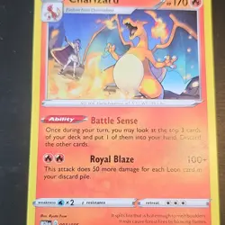 Pokemon TCG Charizard 025/185 Vivid Voltage Reverse Holo Rare English HP170 - Image 1
