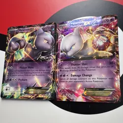 Mewtwo EX holo promo lot 2 cards XY183 XY107 Pokemon TCG - Image 3