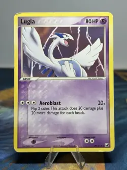 Lugia 29/115 Ex Unseen Forces Vintage Non Holo Rare 2005 Pokemon Card HP DMG - Image 1