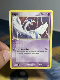 Lugia 29/115 Ex Unseen Forces Vintage Non Holo Rare 2005 Pokemon Card HP DMG - Image 3