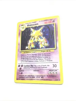 ALAKAZAM - 1/102 - Base Set - Holo - Pokemon Card - HP - Image 1
