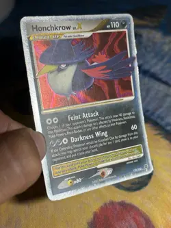 Honchkrow LV.X 132/132 Ultra Rare Card Pokemon DP Diamond Pearl Secret Wonders - Image 4