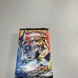 Pokemon TCG Cosmic Eclipse Booster Pack Arceus 10 Cards English Each - Image 1