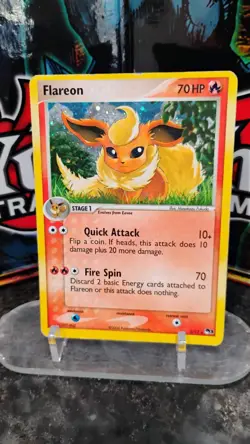 FLAREON POP XY Series 3 POKEMON Holo 2006 Collector Trading Card 2/17 TCG HP - Image 1