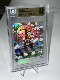 Dragon Ball Card FB03-139 Son Gohan Youth SCR Alt Art BGS 9.5 - Image 2