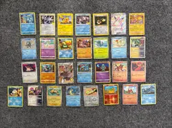 Pokemon TCG - Lot of 29 All Different Cards - Image 1