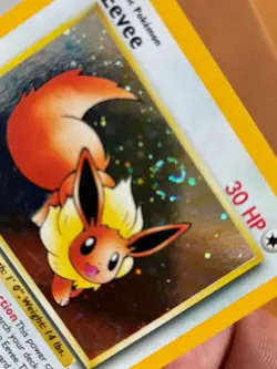 Eevee 11 Holo Promo Black Star Pokemon Card with Swirl Excellent Condition (4) - Image 2