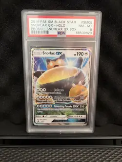 Pokemon TCG Snorlax GX SM05 Full Art Ultra Rare Holo Card Sun & Moon Promo - Image 1