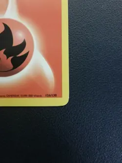 Pokemon Card Energy Fire Energy 126/130 Base Set 2 Common WOTC - Image 5