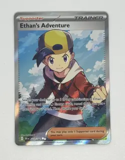 Ethan's Adventure - 221/182 - Destined Rivals - Ultra Rare - Pokemon Card - NM - Image 1
