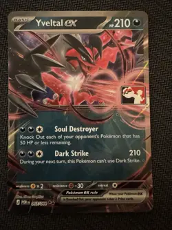 Pokemon Yveltal ex Perfect Order 053/088 Prize Pack Series 9 Holo - Image 1